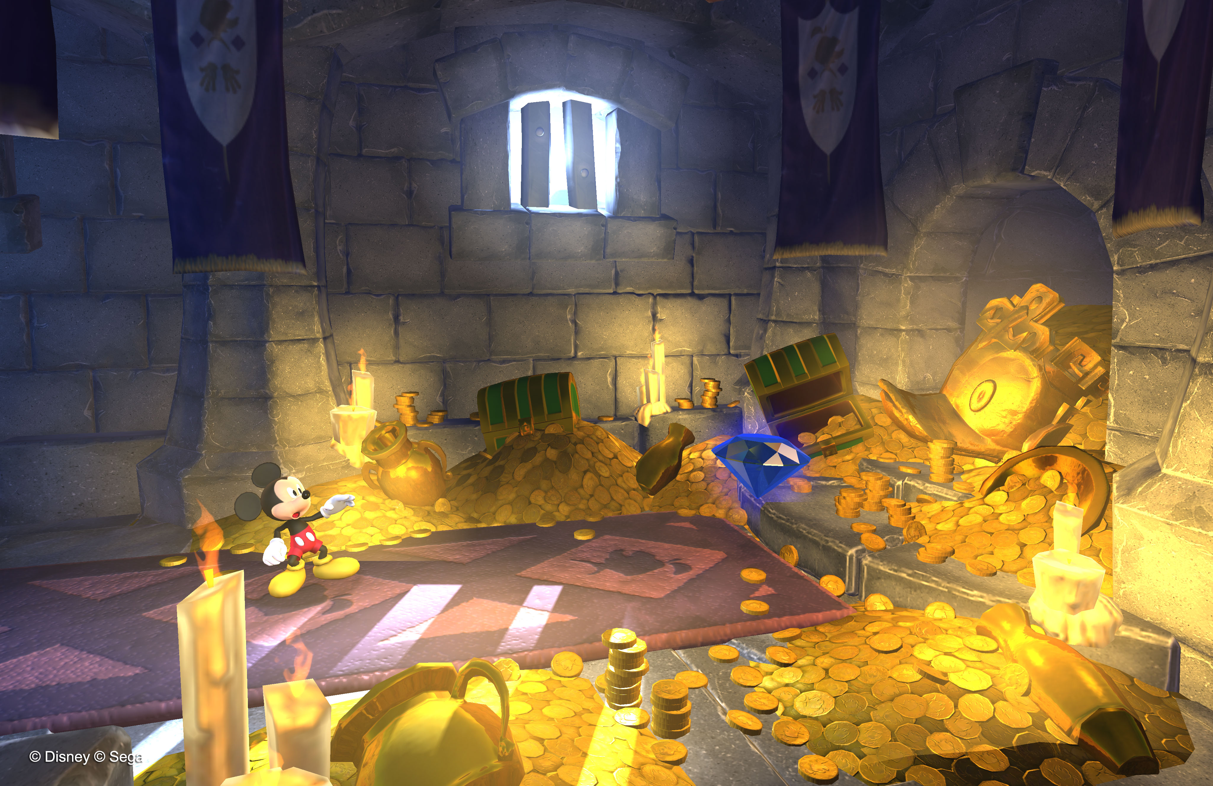 mickey mouse castle of illusion treasure chests