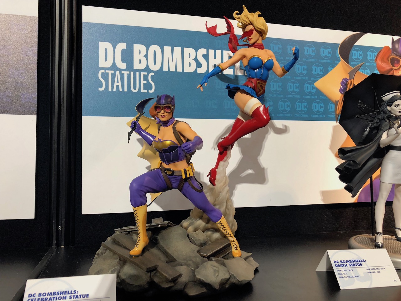 dc bombshells statues 2019