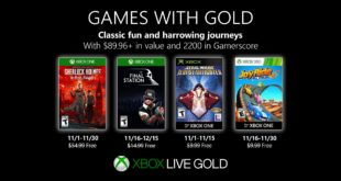November Games with Gold 2019