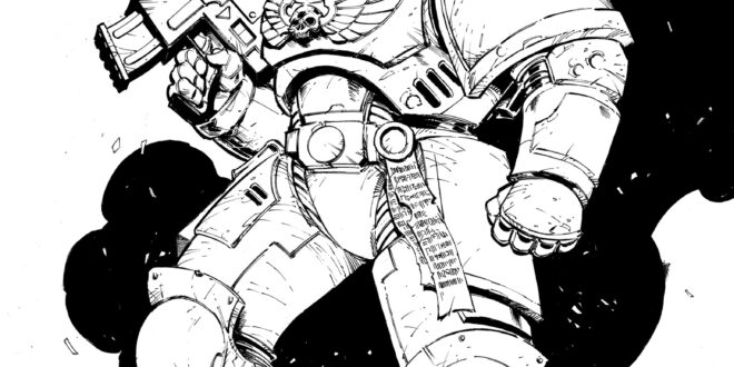 Color your own marine with variant Warhammer 40,000: Marneus Calgar cover