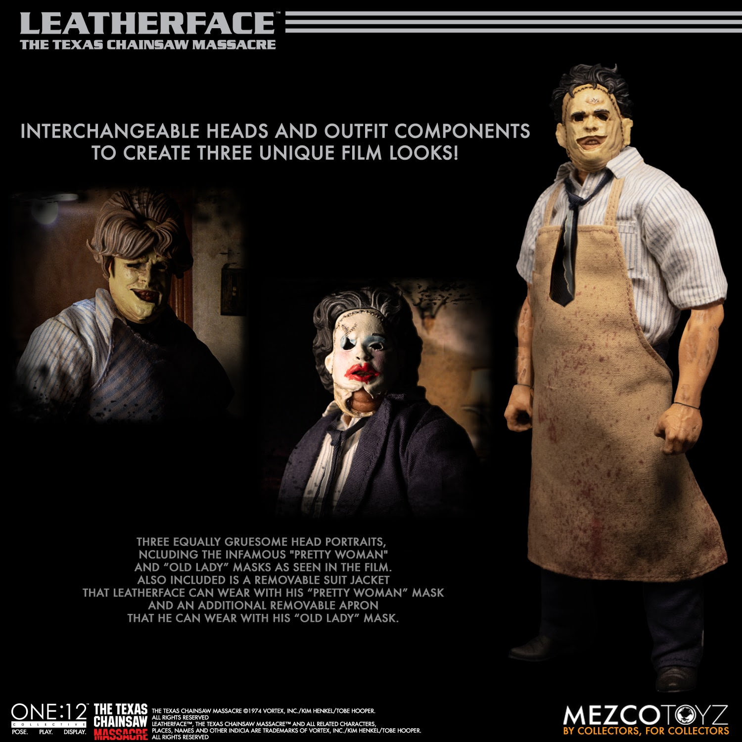 mezco one 12 leatherface