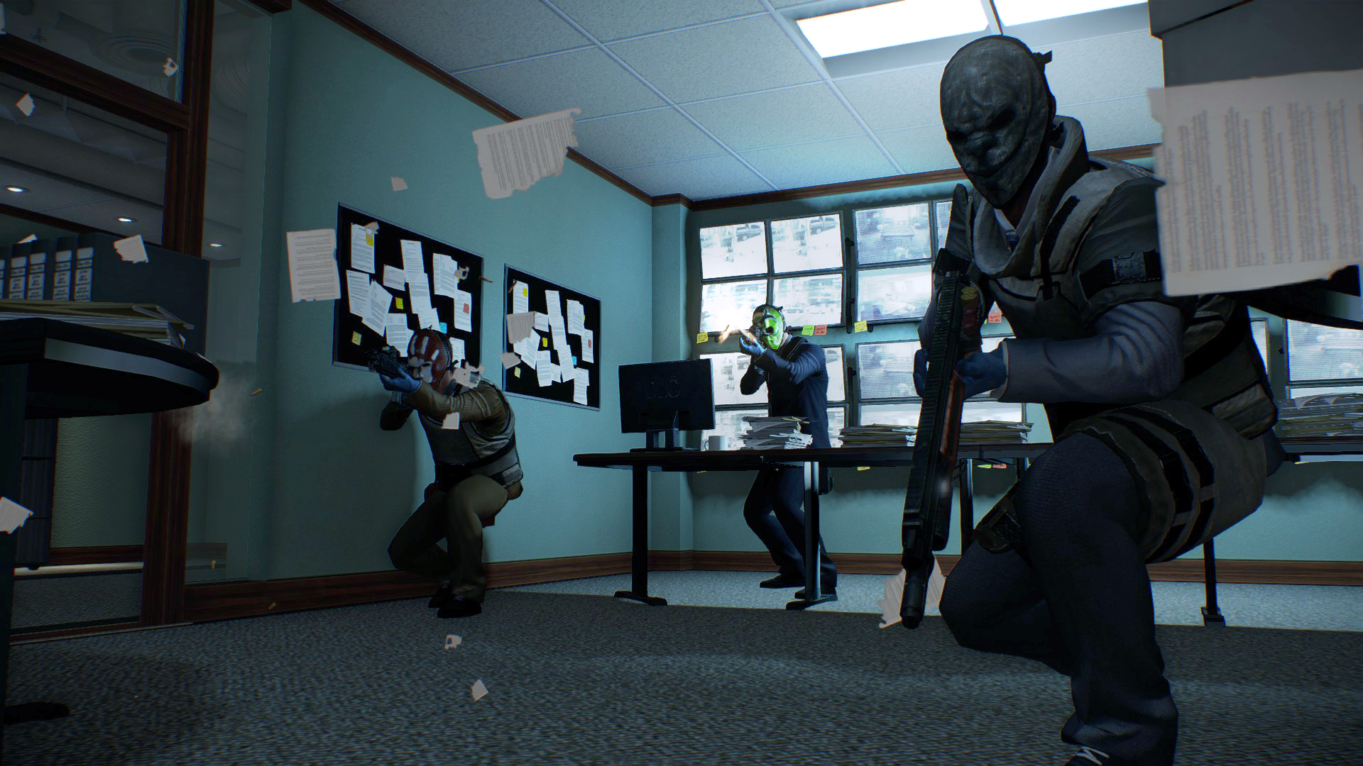 Payday 2 bank robbery фото 25