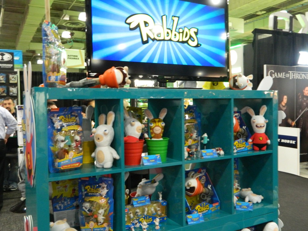 Fair Rabbids Toy Fair '14: Raving Rabbids take over McFarlane Toys booth | BrutalGamer