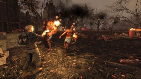 Fight to survive as the zombie hordes take over in 7 Days to Die. 