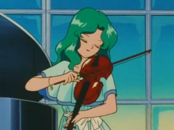 Michelle and her violin
