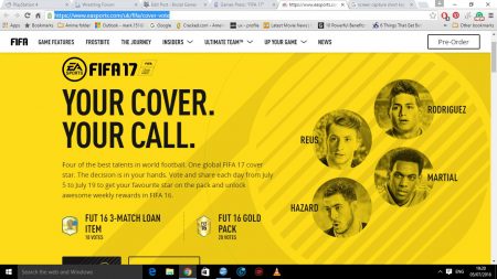 Fans Decide FIFA 17 Cover Star