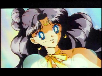 Luna as a human girl in: Sailor Moon Hearts in Ice