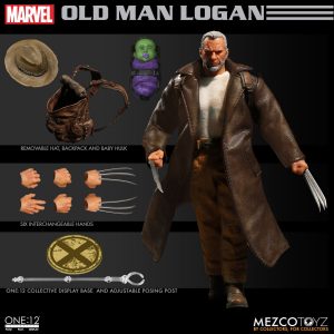 The Old Man Logan figure from Mezco Toyz. 
