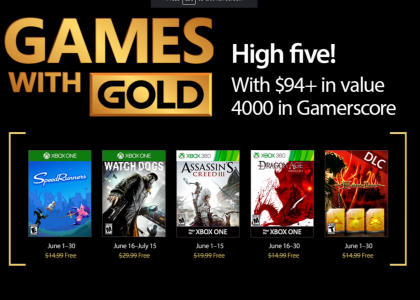 June Games with Gold Xbox One Xbox 360 Microsofttt