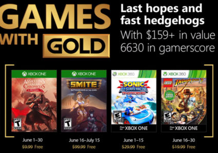 June Games with Gold Xbox