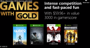 December Games with Gold