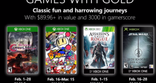 February 2019 Games with Gold