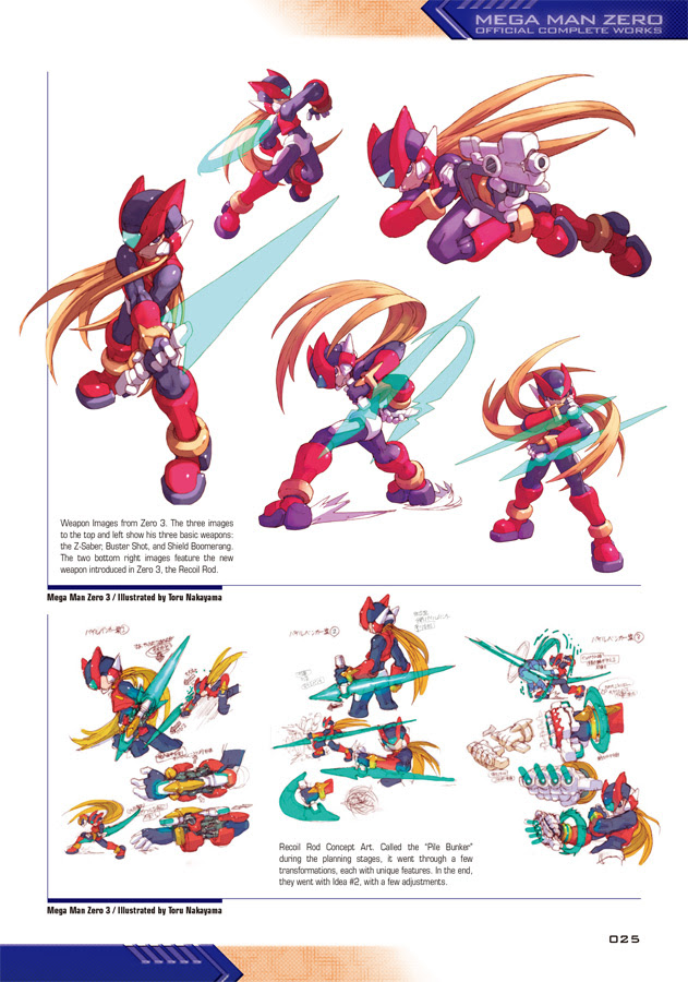 MEGA MAN ZERO: OFFICIAL COMPLETE WORKS collects the unique artwork of the.....