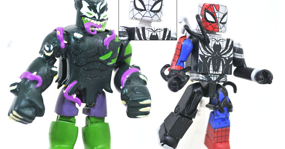 Marvel Minimates Venom VS Venomized Captain America MISB Walgreens for sale online 