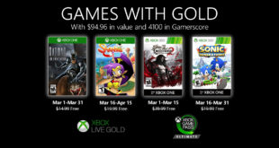 March Games with Gold 2020