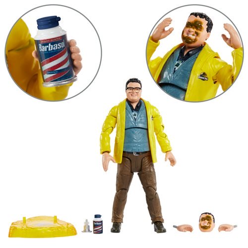 Mattel goes back to Jurassic Park for Nedry and Dilophosaurus Amber ...