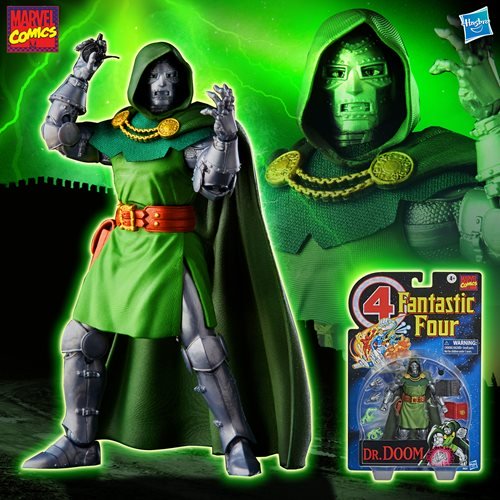 Hasbro debuts retro Fantastic Four packaging and new Doctor Doom figure ...