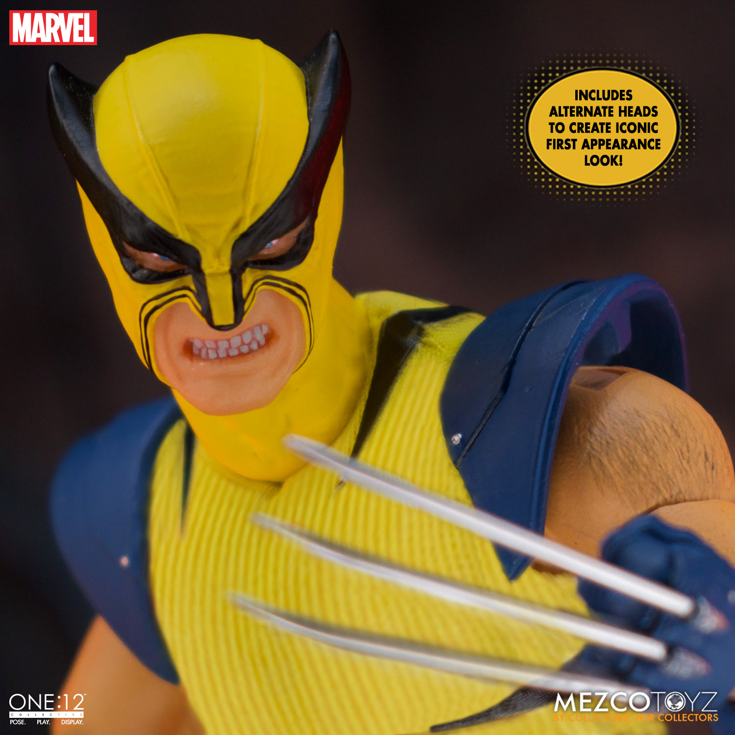 Mezco revisits blue and yellow suited Wolverine for new deluxe ...