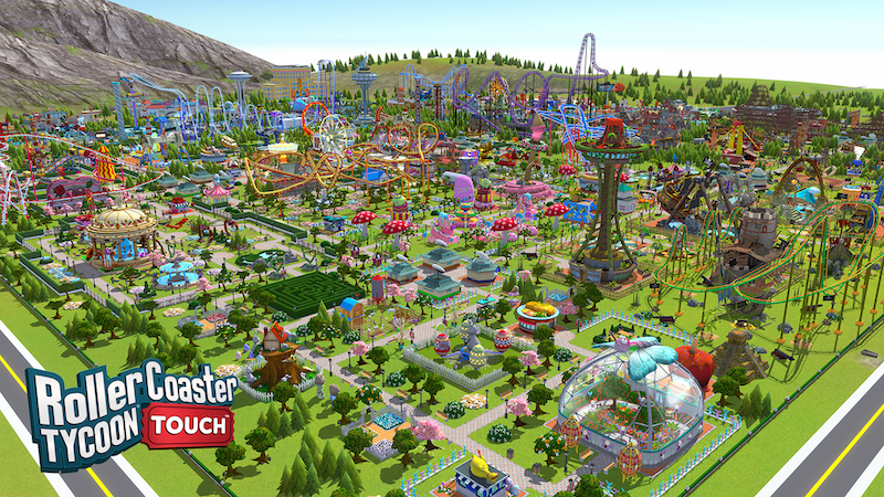 Trailer Roller Coaster Tycoon Touch growing by leaps and bounds