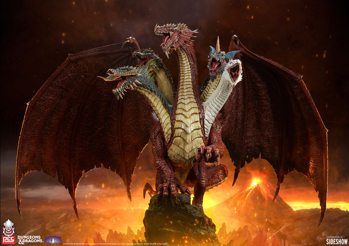 PCS' awesome D&D Tiamat statue is ready for pre-order | BrutalGamer