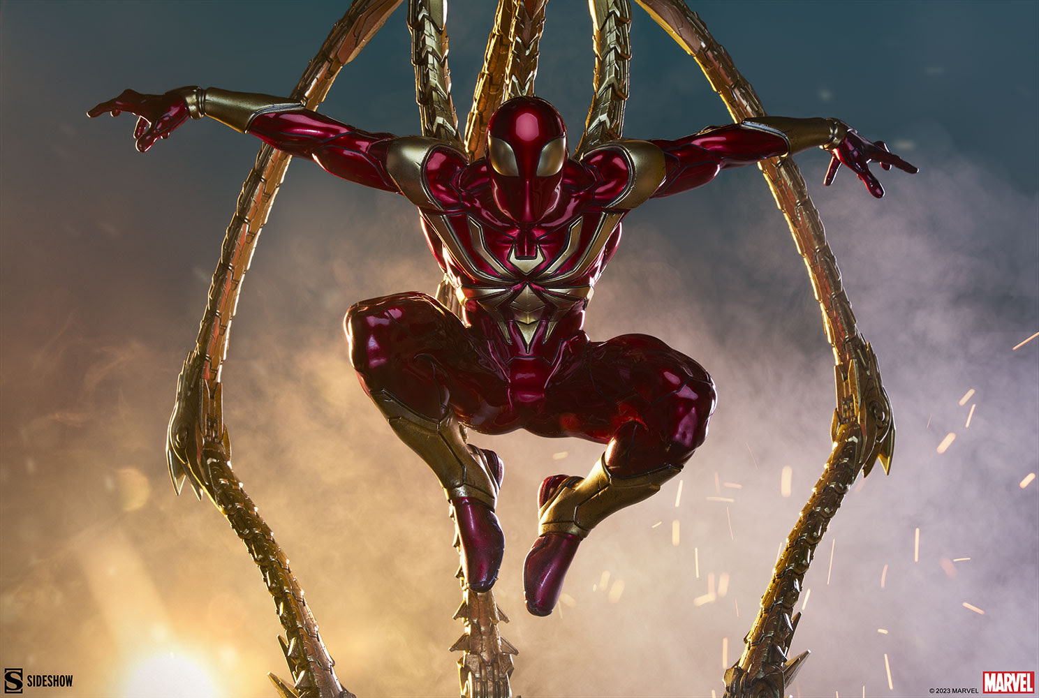 The Comic Book Version Of The Iron Spider Armor Comes To Life From Sideshow  | Brutalgamer