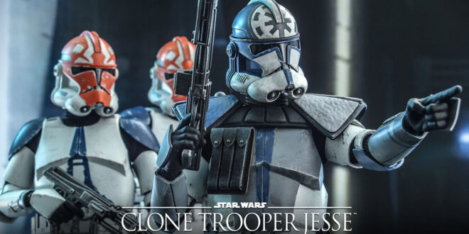 Take a look at Clone Trooper Jesse in Sideshow’s latest Hot Toys unboxing