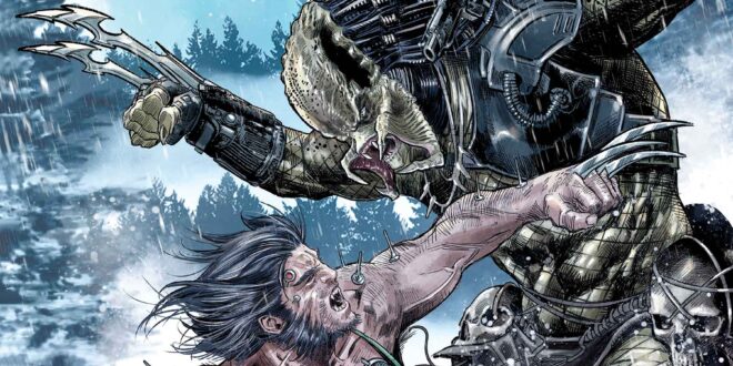 Predator comes to the Marvel U, on a collision course with Wolverine this fall