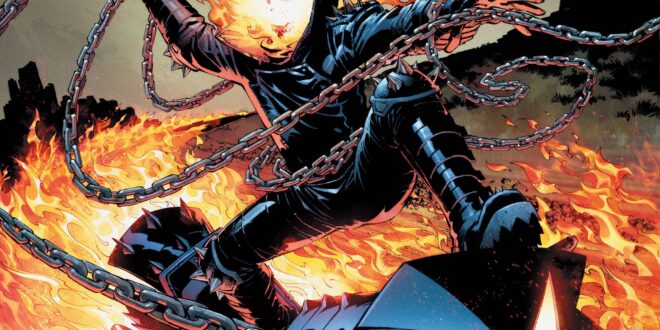 Behold the last ride of Johnny Blaze on the cover of Ghost Rider: Final Vengeance #1