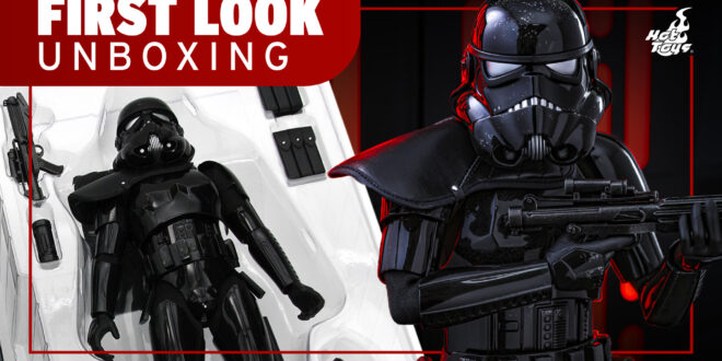 Unbox that other black-clad Imperial trooper, with Hot Toys’ new Shadow Trooper