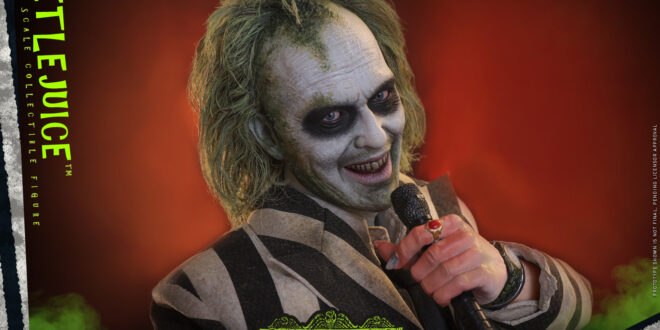 Hot Toys’ sixth scale Beetlejuice figure coming to haunt collections in 2025