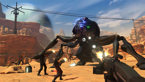 Starship Troopers: Continuum battles the bugs on PSVR 2