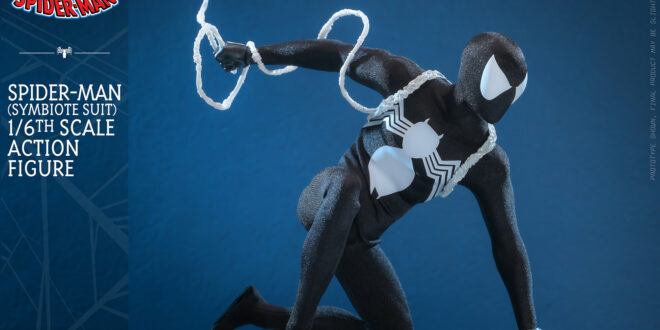 HONŌ Studio’s 12″ symbiote-suited Spider-Man gets an unboxing from Sideshow