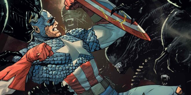 SDCC ’25: Captain America meets xenomorphs, in Marvel’s next Alien crossover