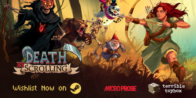 Gamescom ’25: Microprose and the legendary Ron Gilbert reveal Death by Scrolling