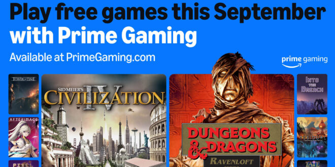 Dungeons & Dragons and Civ IV highlight September’s Prime Gaming drops