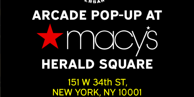 PAC-MAN’s big year continues, with an arcade pop-up at Macy’s
