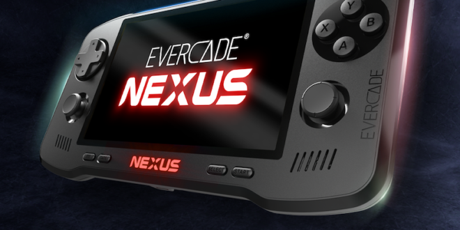 Evercade reveals the impressive looking Nexus handheld